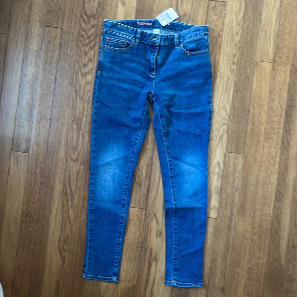 Crewcuts. Toothpick jeans. Girls Size 12. New with tags.